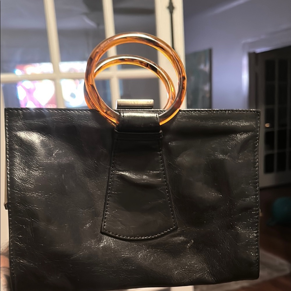 HOBO Black Leather Handbag